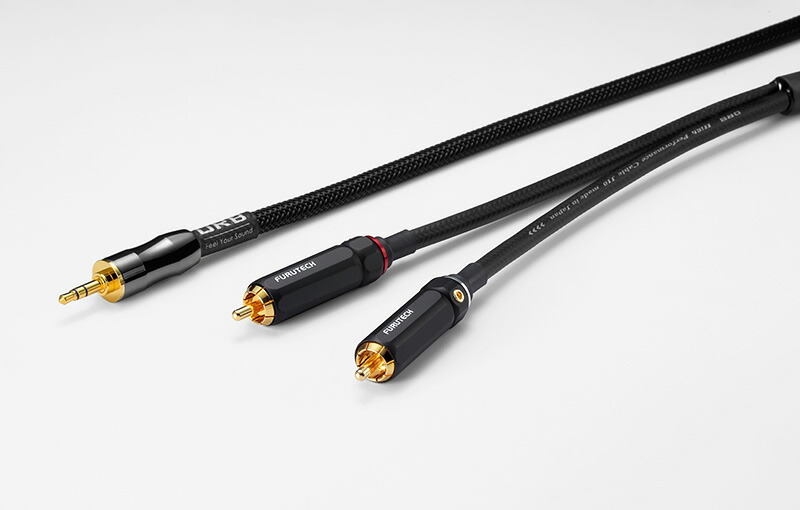 ORB オーブ 携帯型電気蓄音機・アンプリファイアー繋ぎ合わせる用有線テレビ/1m (3.5mini－RCA) Clear force mini to RCA Nova 2nd generation 1m