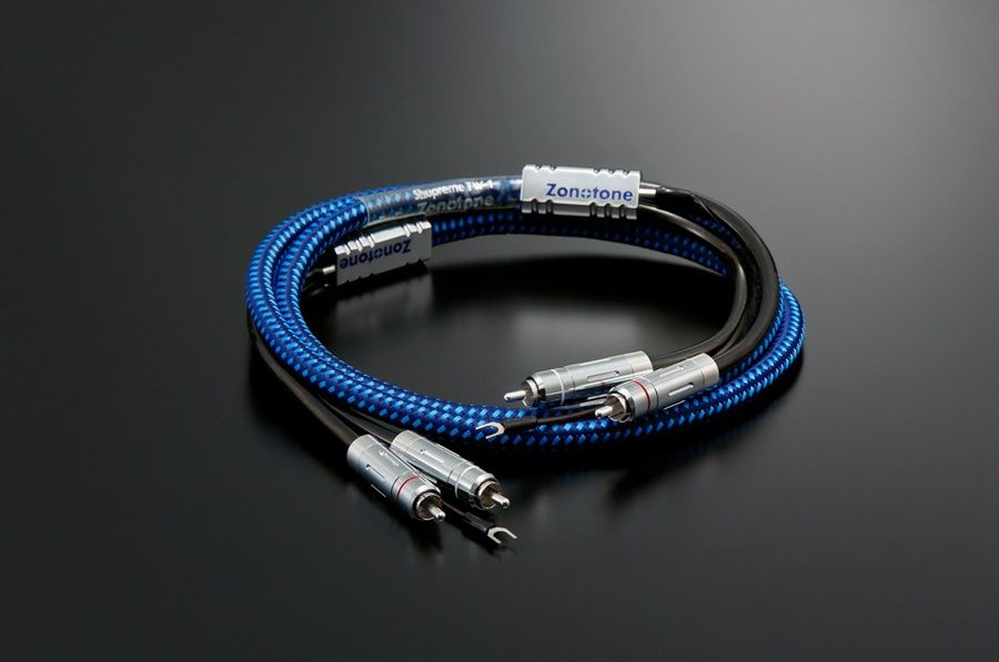 ZONOTONE Shupreme TW-1 (RCA) フォノケーブル RCA-RCA[国内定まり品]