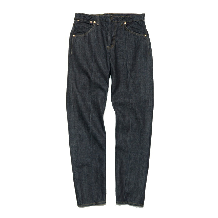 Riprap リップラップ TWISTED CREASE JEANS SLIM-FIT (INDIGO) ツイステッドクリースジーンズ RRJP001｜Auggie