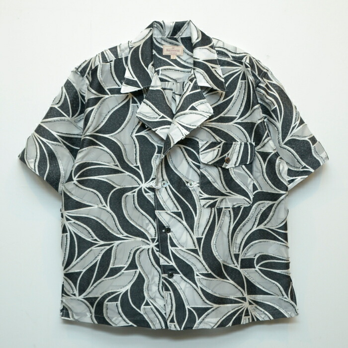 NEZU YOHIN TEN(ネズヨウヒンテン) VACATION SHIRTS フローラルバックカットJQ OPシャツ 100811