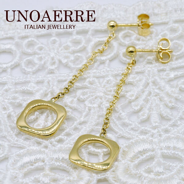 ウノアエレ【UNOAERRE】K18YGイエローゴールド ピアス 27735#2578｜ジュエリー August Moon
