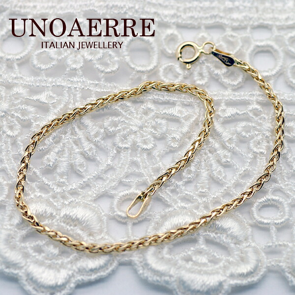 ウノアエレ【UNOAERRE】K18YG イエローゴールド ブレスレット　32440#4295｜ジュエリー August Moon 98,010円