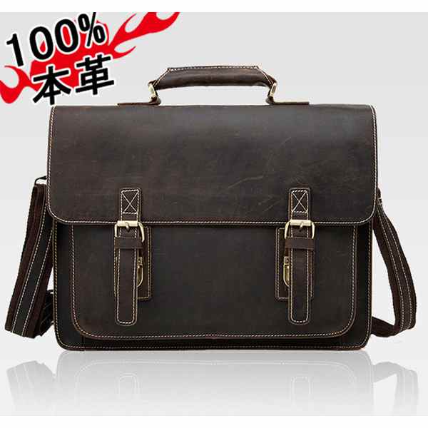 ショルダーバッグ ビジネスバッグ 牛革 鞄 斜めがけ 肩掛け 通勤 通学 大人 高校生 メンズ レディース 軽量 レザー おしゃれ 出張 本革 男女兼用 12,082円