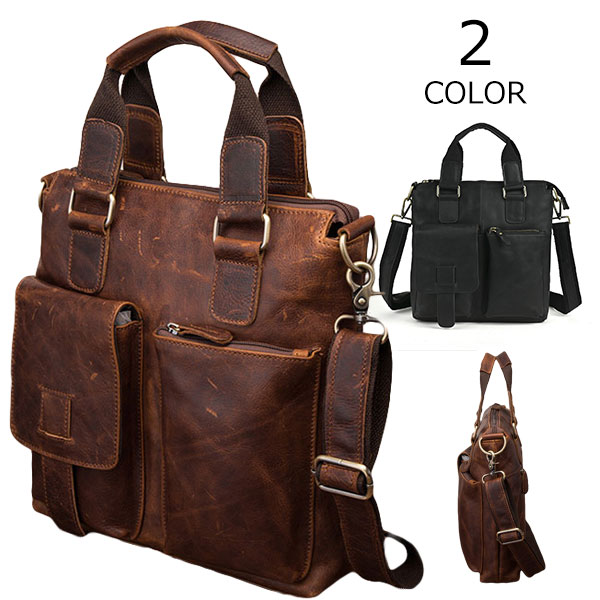 ショルダーバッグ ビジネスバッグ 牛革 鞄 斜めがけ 肩掛け 通勤 通学 大人 高校生 メンズ レディース 軽量 レザー おしゃれ 出張 大きめ 2way 本革