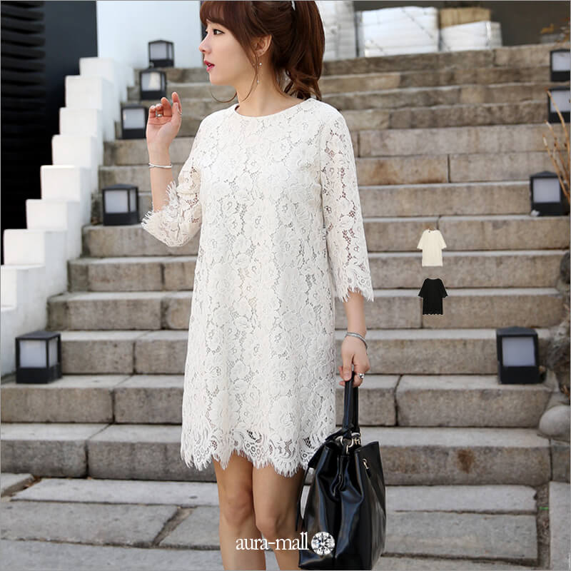 M L LL 3L 4L 5L ワンピース 7分袖 Aライン 刺繍トップス ワンピース 大人 可愛い 人気 ワンピース 上品 OL 通勤 秋 大きいサイズ 二次会 女子会 ワンピース レディース　大人上品　 レディース　大きいサイズあり　新年会 上品 卒業式 七五三 ママ パーティードレスのご紹介