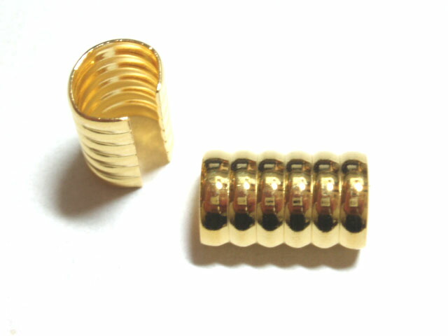 楽天市場 Fb004 コード ひも ナスカン留め金具 タッセル飾り金具 8mm径 2ケ入 Rpt ビーズ パーツ 手芸総合店アウラ