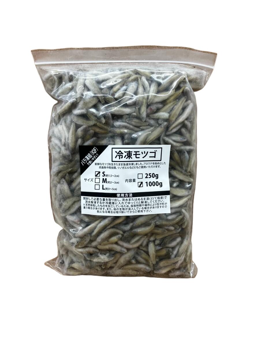 楽天市場】邑楽ファーム 冷凍モツゴ M 2～3cm 1000g 餌用 大型魚
