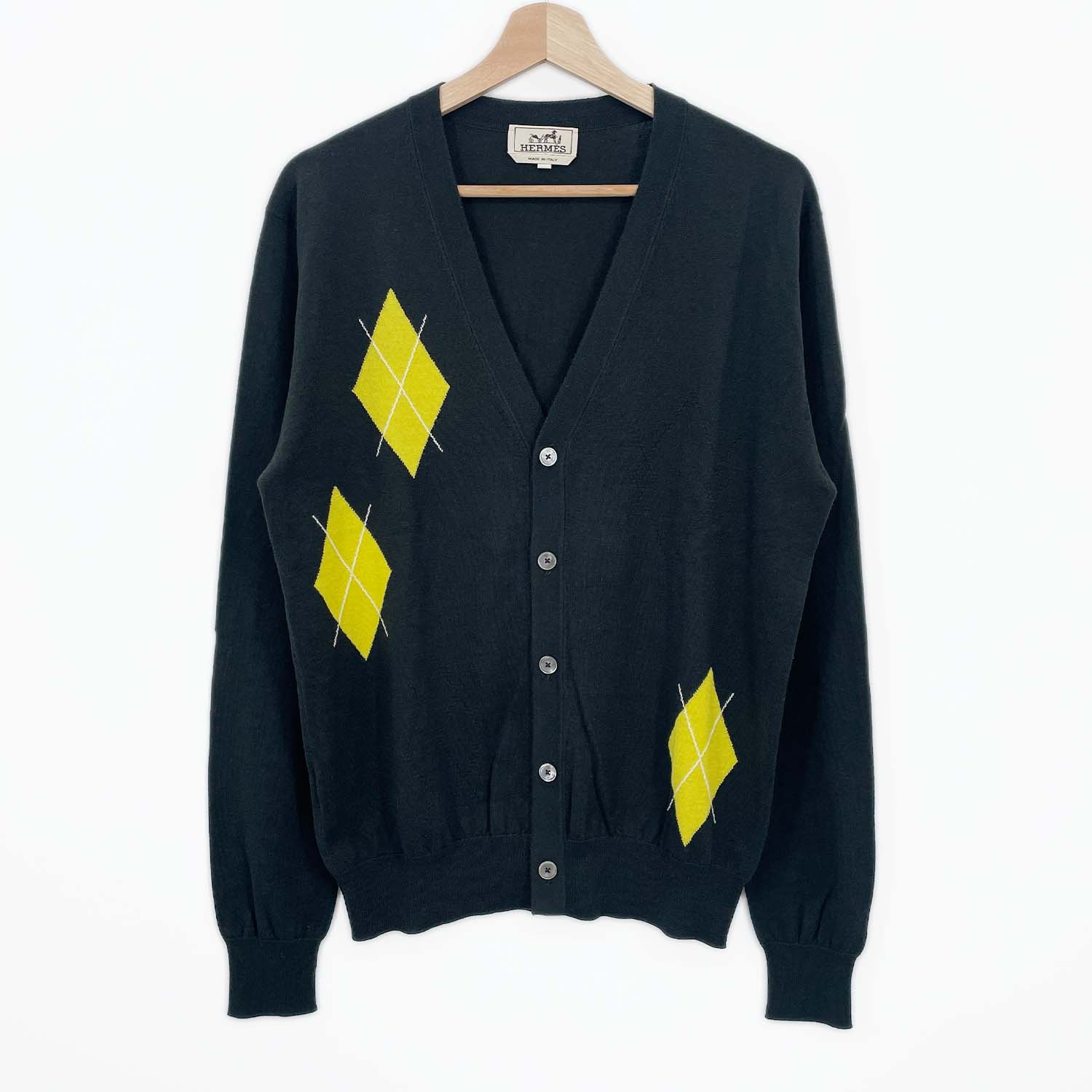 楽天市場】HERMES エルメス カーディガン Hディテール Detail H