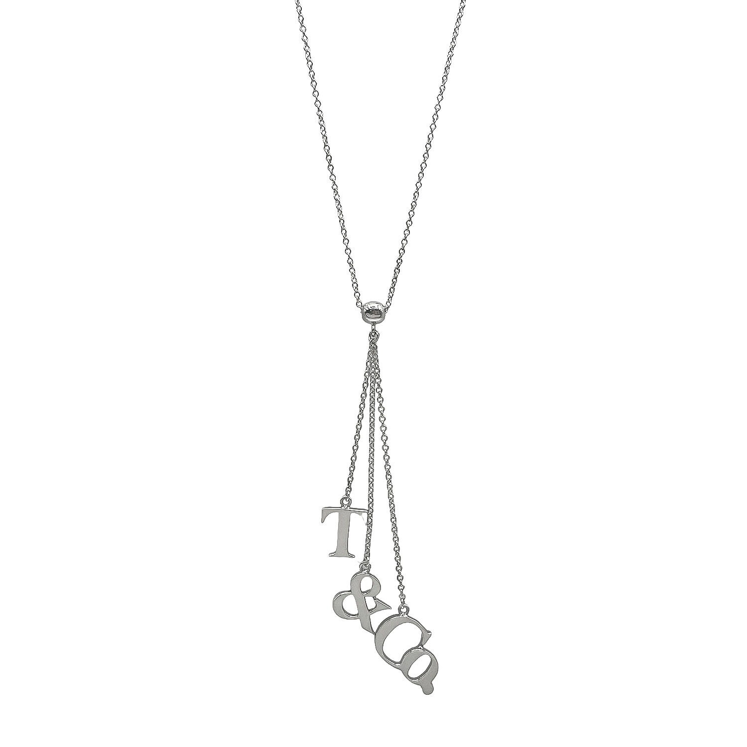 Tiffany&Co. ティファニー アイコンロゴ ネックレス ペンダント スイング SV925 新品仕上済 KA-009 【中古】