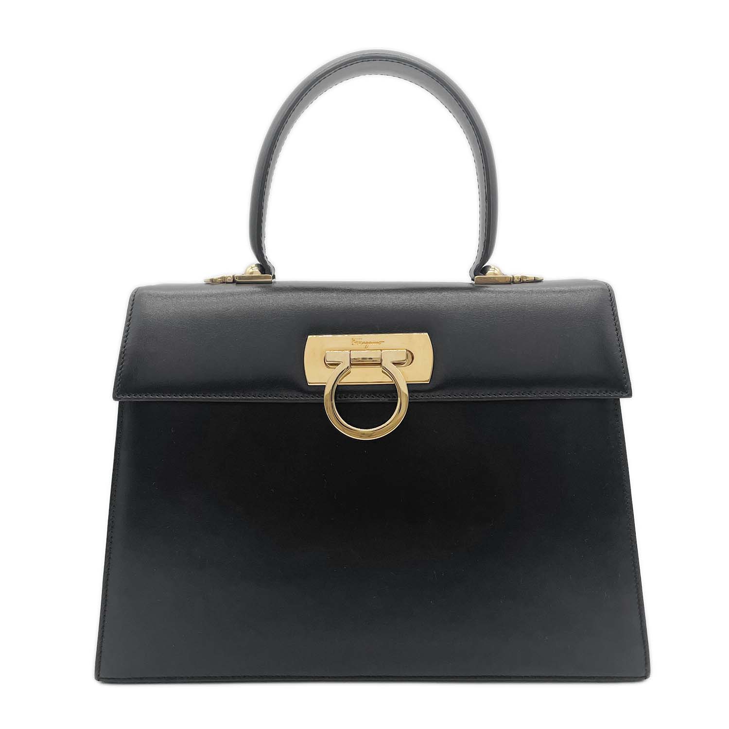 FERRAGAMO フェラガモ アイコニック トップハンドル 2WAY ショルダーバッグ ヴィンテージ ガンチーニ KB-006 【中古】 35,750円