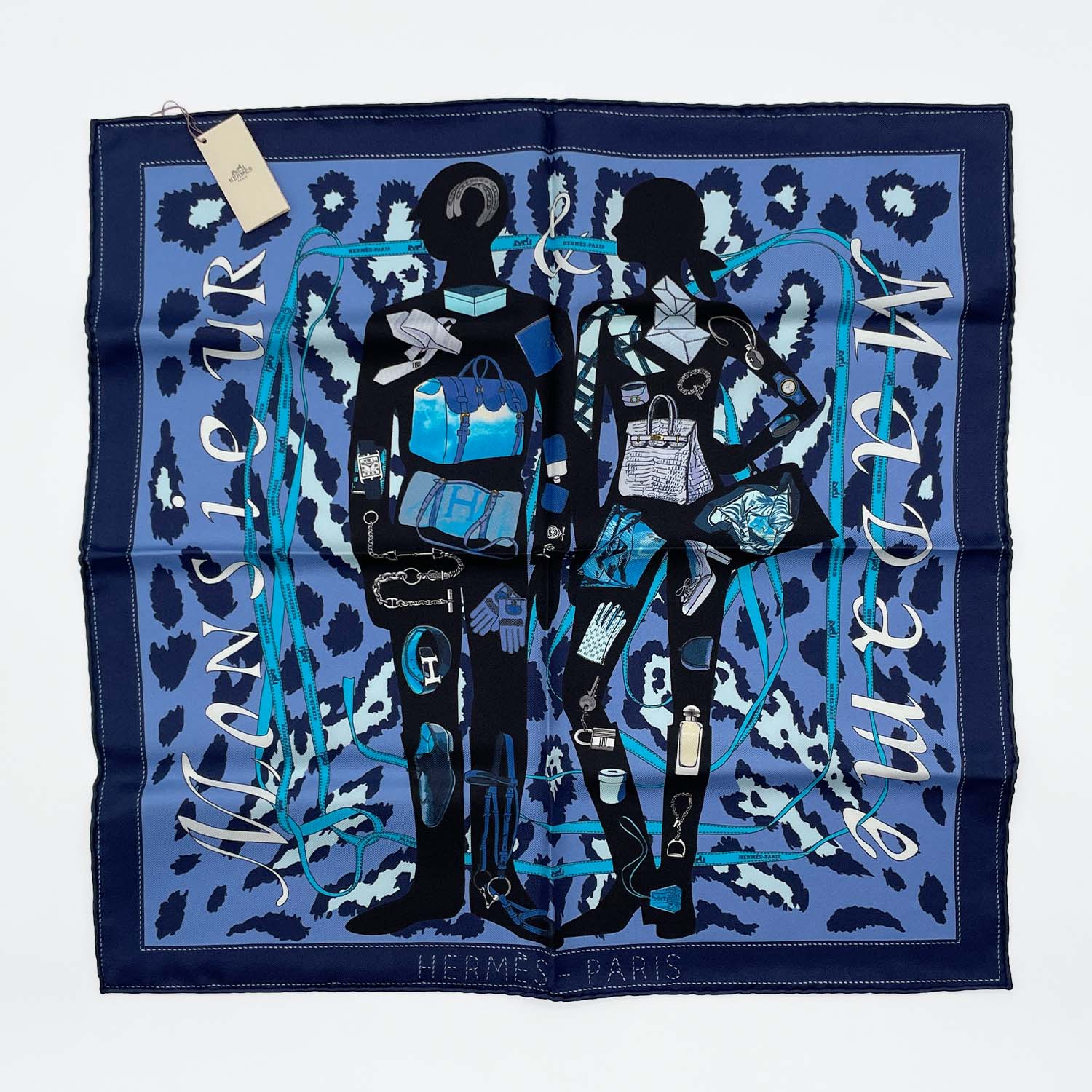 楽天市場】【エルメス】Hermes カレ90 シルクスカーフ MONSIEUR