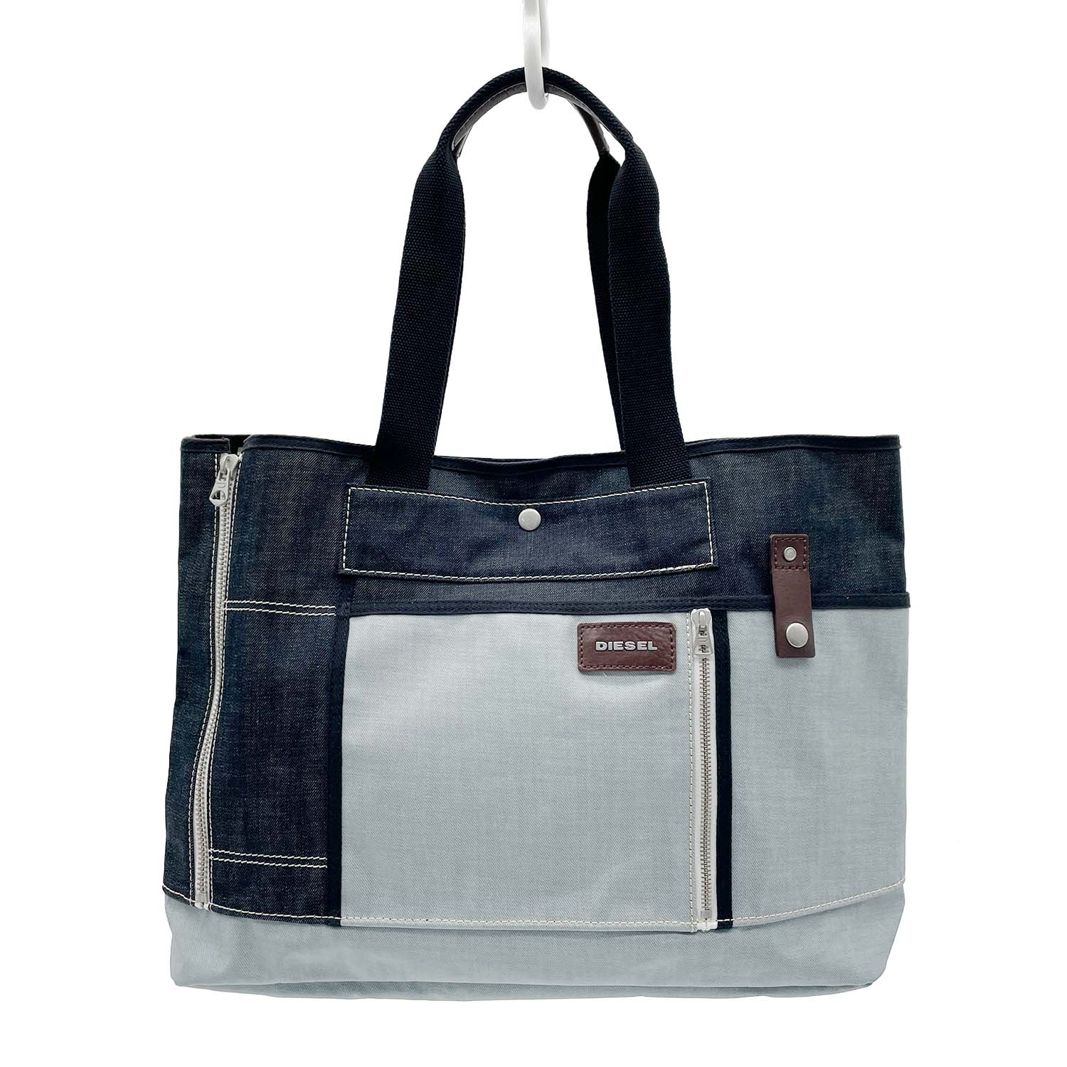 楽天市場】ディーゼル Diesel トートバッグ ナイロン ブラック【中古