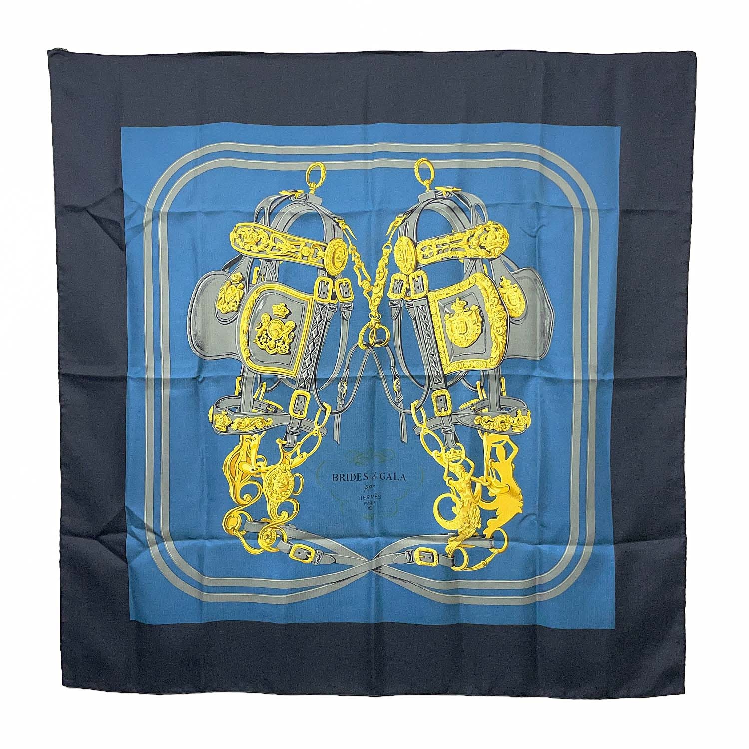 楽天市場】【エルメス】Hermes カレ90 シルクスカーフ BRIDES de GALA