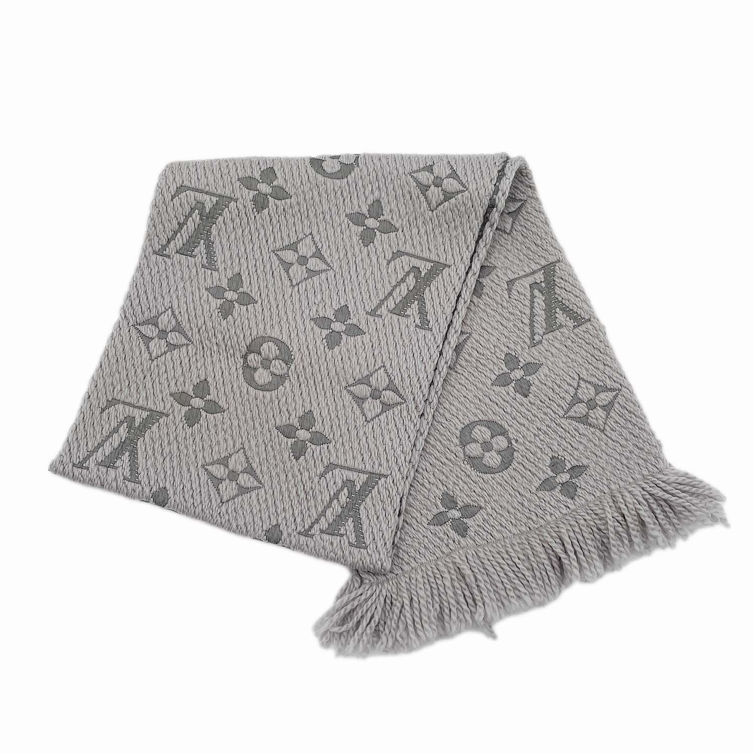 ルイヴィトン エシャルプ ロゴマニア マフラー ヴェローヌ グレー M72242 楽天市場】ルイ・ヴィトン エシャルプ ロゴマニア マフラー グリペルル