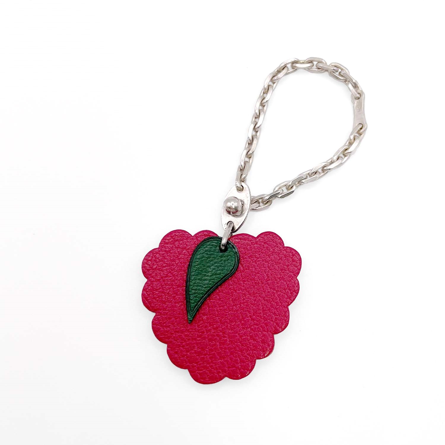 ★新品未使用★【HERMES】エルメス　チャーム　フルーツモチーフ　キーホルダー 質屋 HERMES エルメス オレンジ フルーツモチーフ チャーム