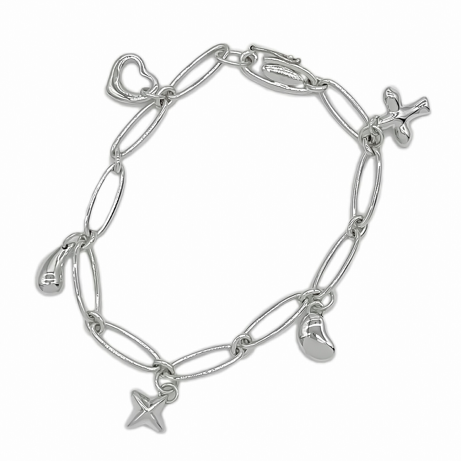 なおぱち　新品未使用　TIFFANY&Co. 5チャーム　ブレスレット なおぱち 新品未使用 TIFFANY&Co. 5チャーム ブレスレット なおぱち