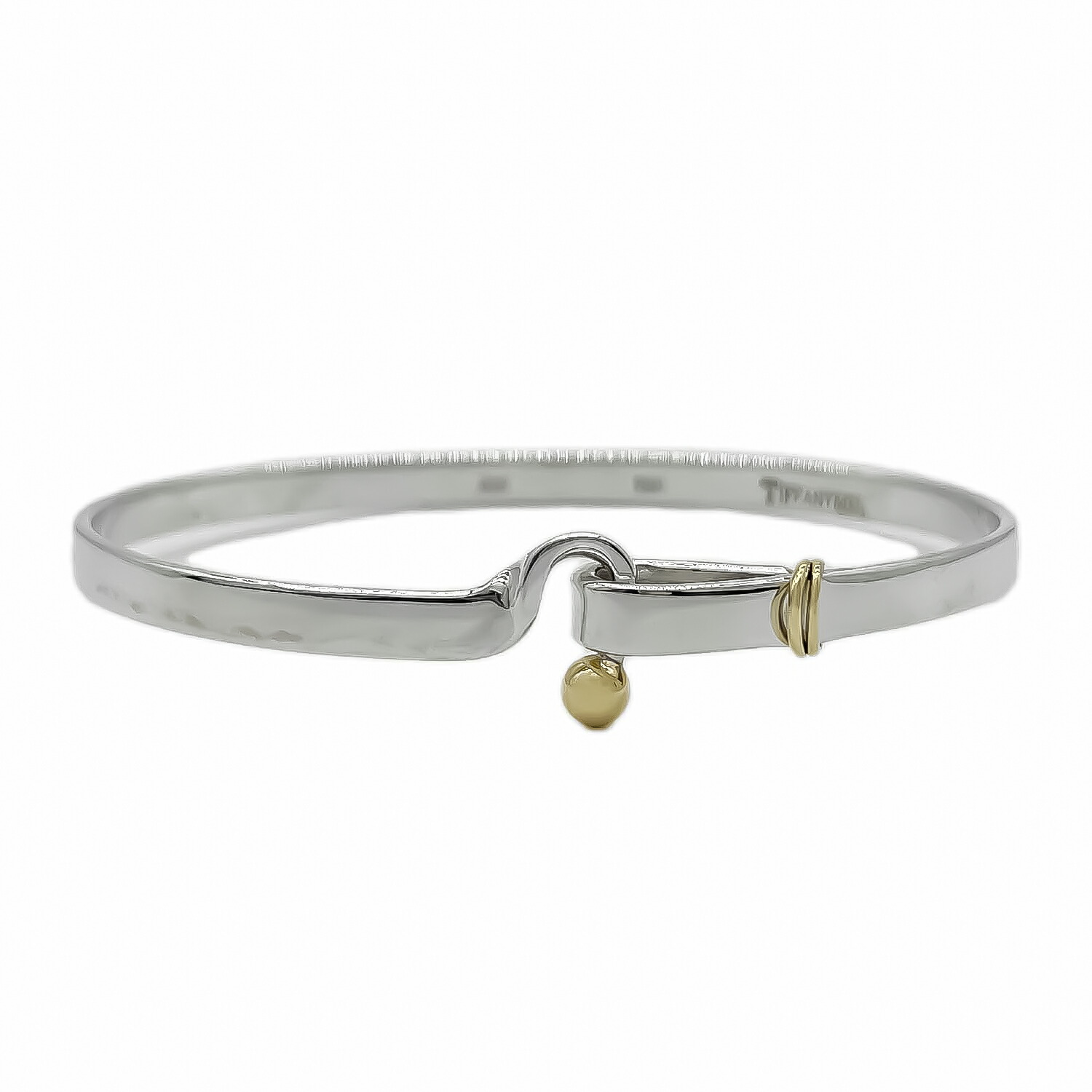 美品ティファニーフックアンド アイバングルブレスレット 925/750（Ｋ18） 楽天市場】【中古】｜TIFFANY＆Co. ティファニー フック＆アイ