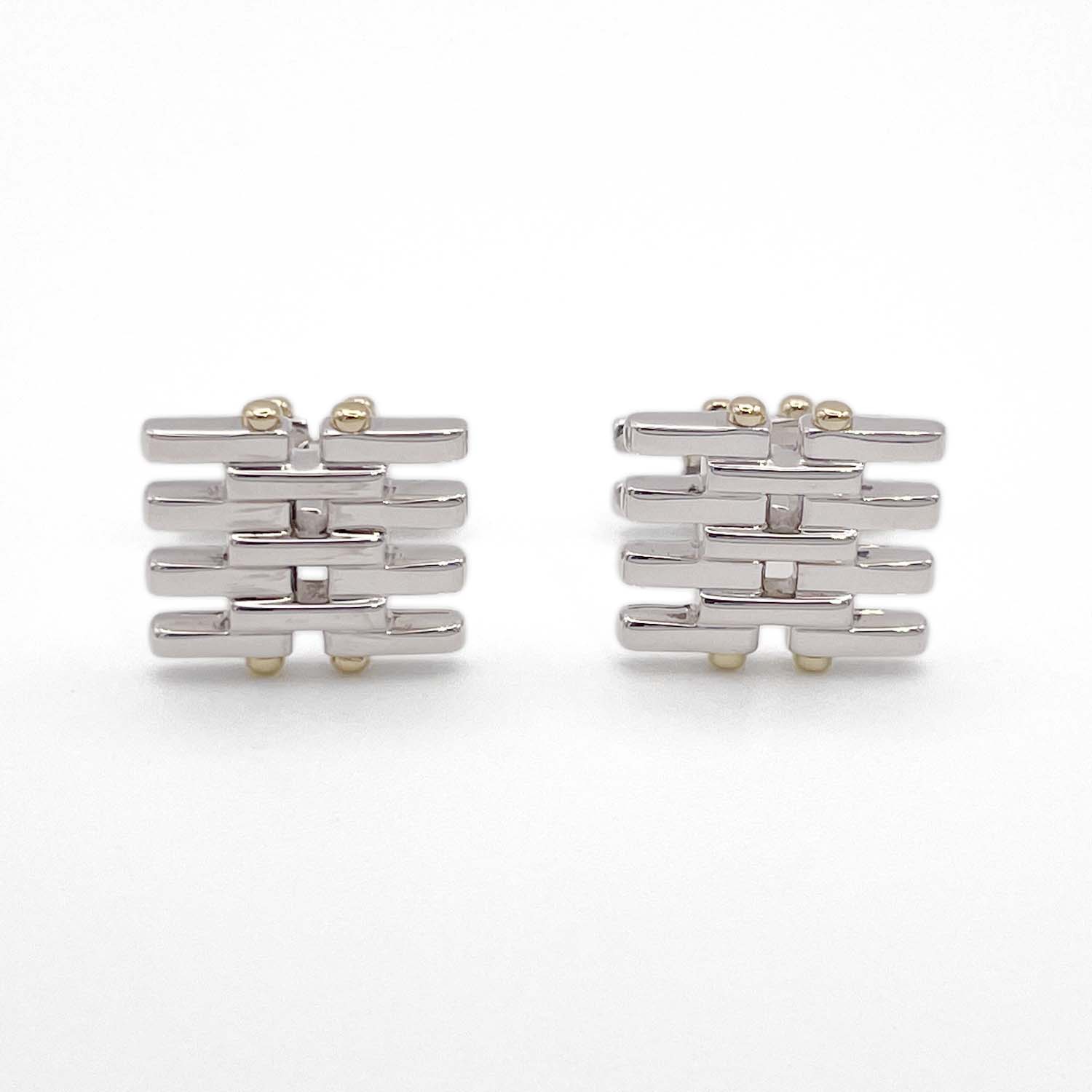 楽天市場】ティファニー Tiffany&Co. カフス シルバーxゴールド