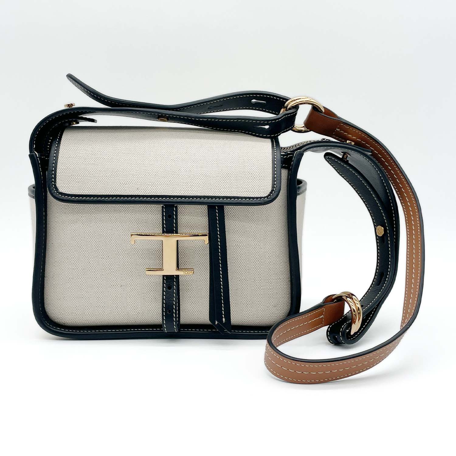 楽天市場】TOD'S(トッズ）Corniche Wave East West Satchel ワン