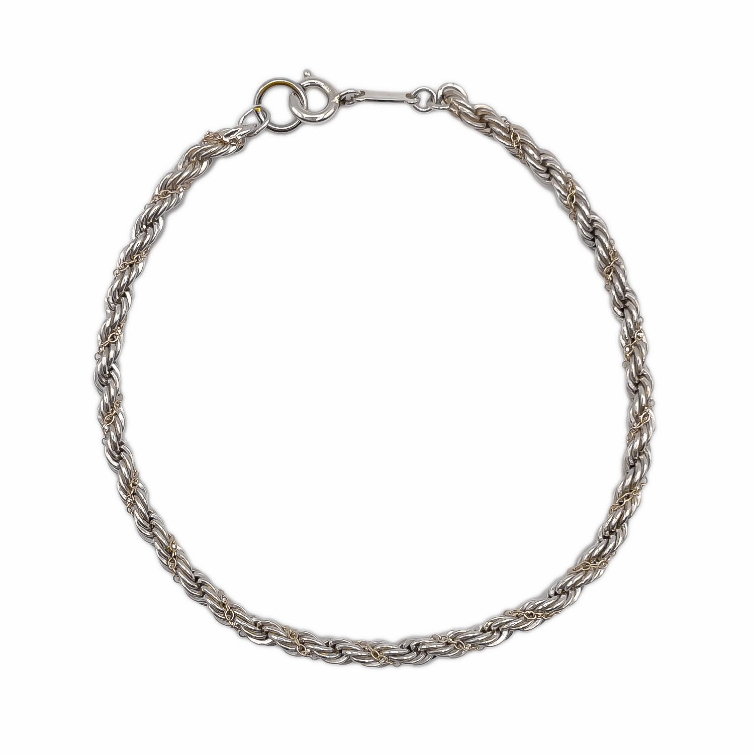 楽天市場】ティファニー ツイスト ロープ コンビ ブレスレット