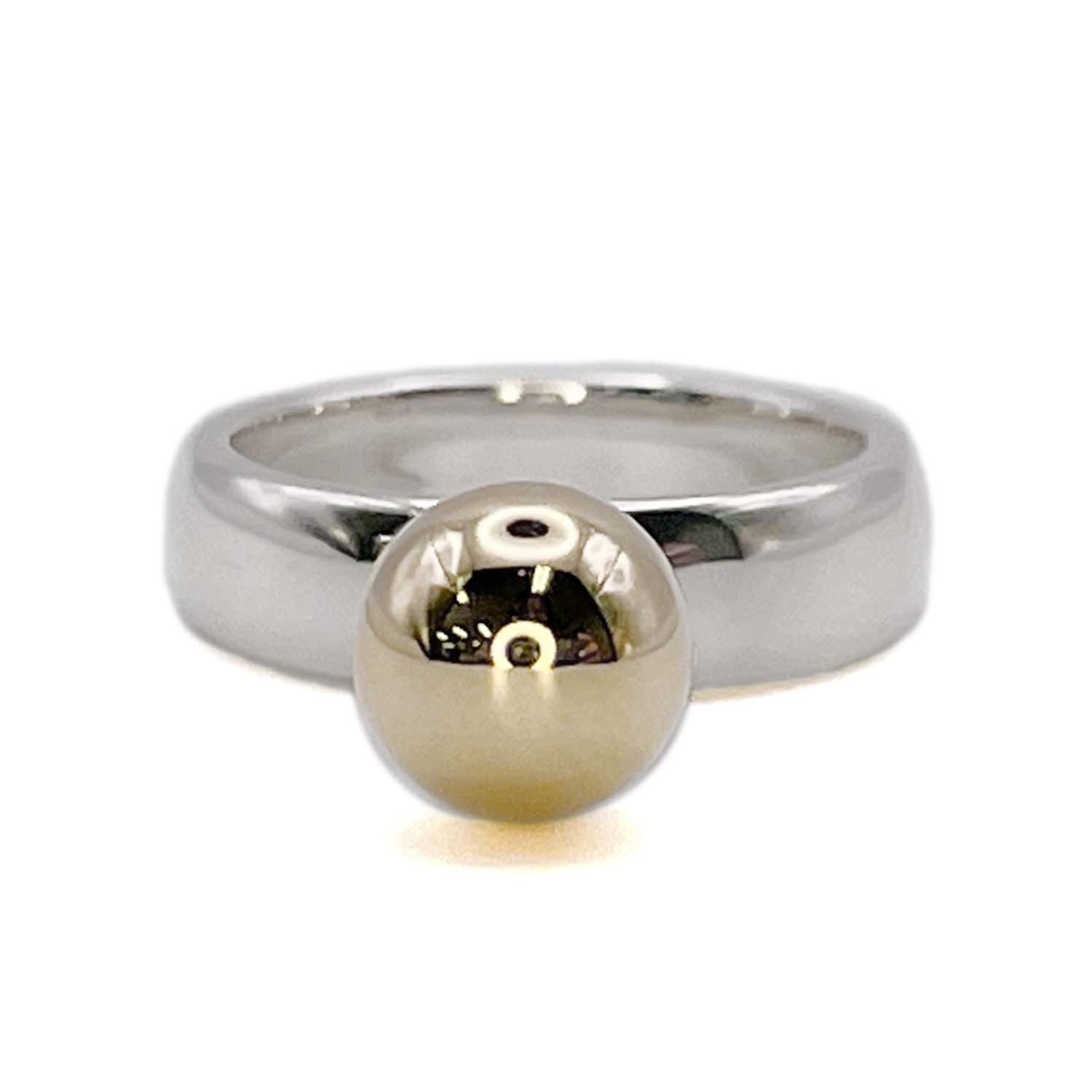 楽天市場】ティファニー ボールダンクル リング・指輪 シルバー/K18YG