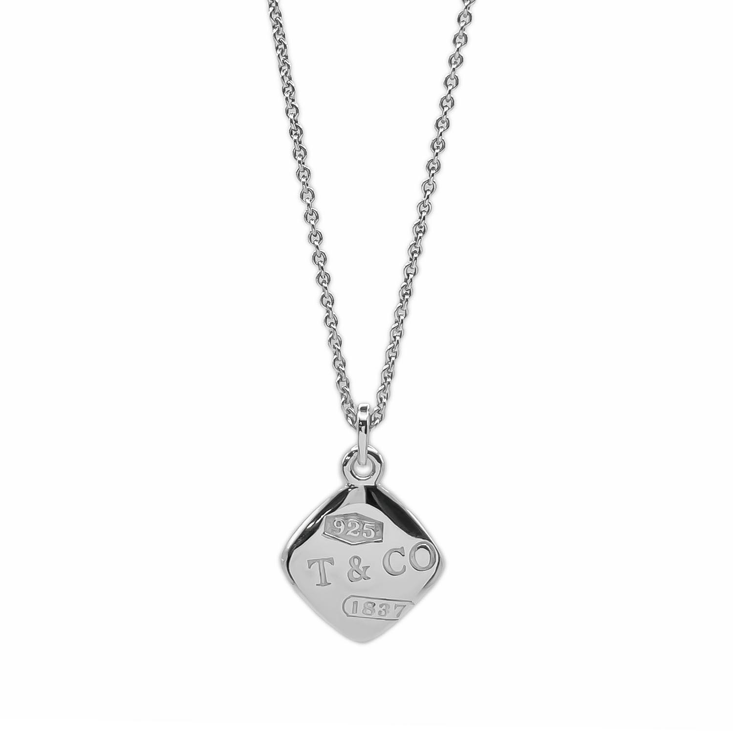 Tiffany&Co. ティファニー 1837 モンタージュ クッション ネックレス SV925 ペンダント 新品仕上済 KA-002 【中古】