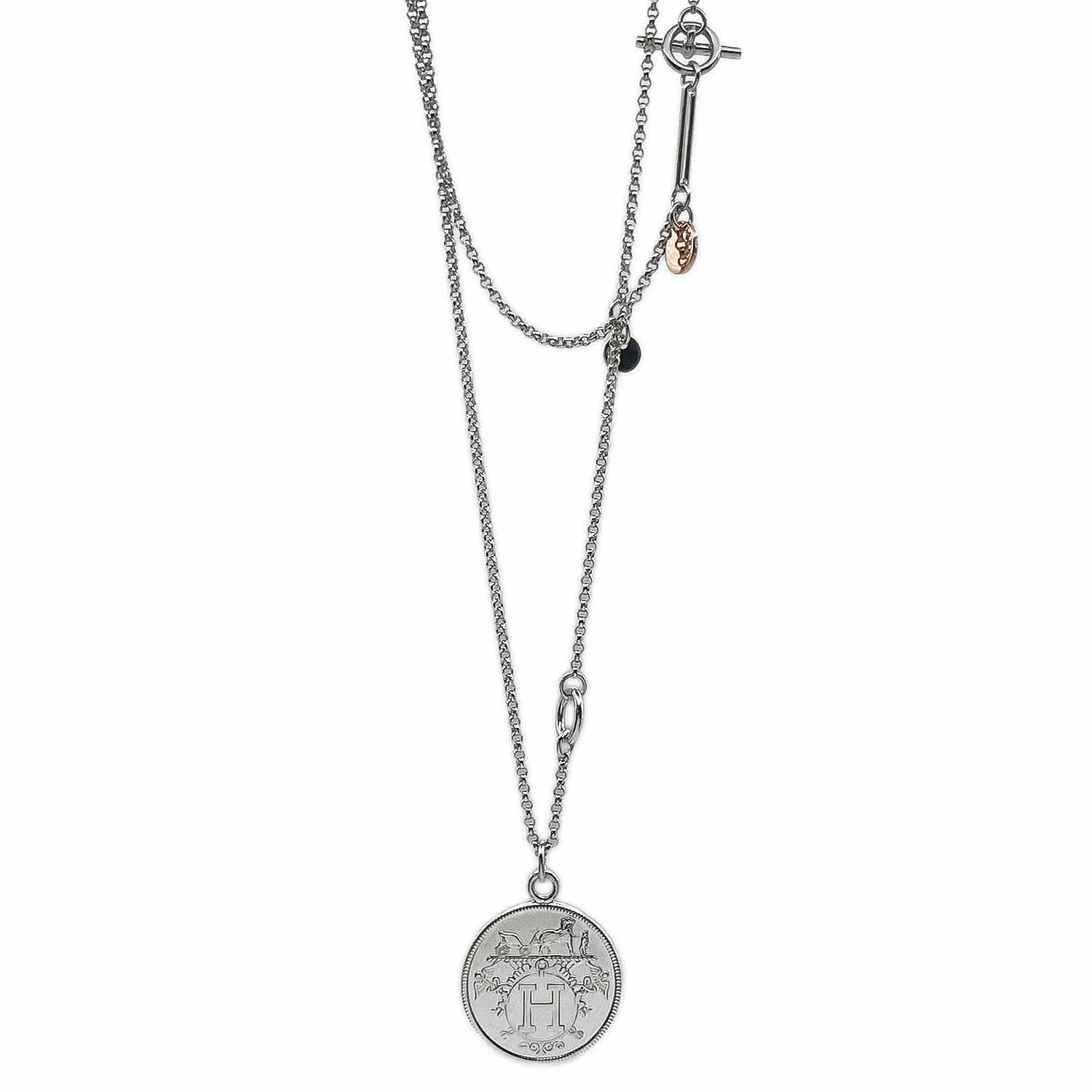 楽天市場】HERMES エルメス エクスリブリス PM ネックレス 1P