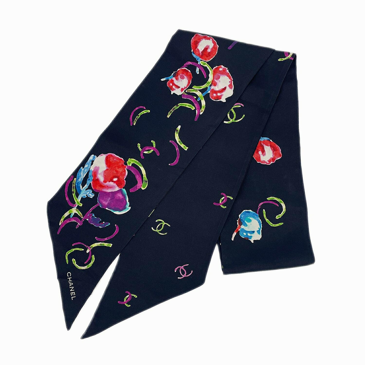 CHANEL グリポアアクセサリーをモチーフにしたスカーフ 【公式通販】
