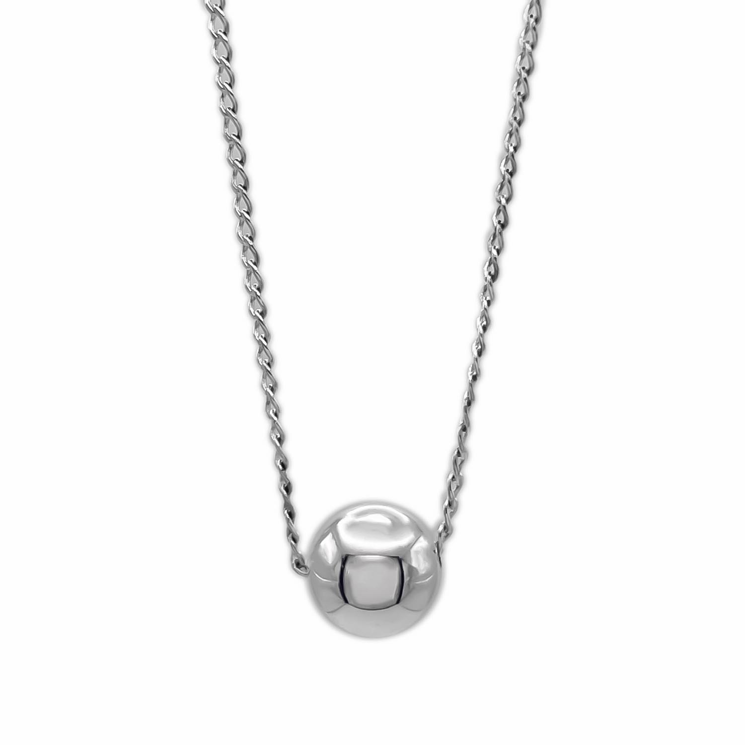 TIFFANY&Co. ティファニー ボールダングル ネックレス ペンダント ヴィンテージ 丸 SV925 シルバー 新品仕上済 ユニセックス 【中古】|AURENE店