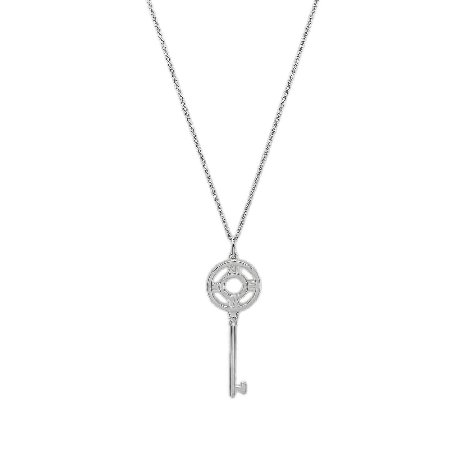 TIFFANY&Co. ティファニー オープン アトラス キー ネックレス ペンダント SV925 シルバー 新品仕上済 レディース 【中古】｜AURENE店