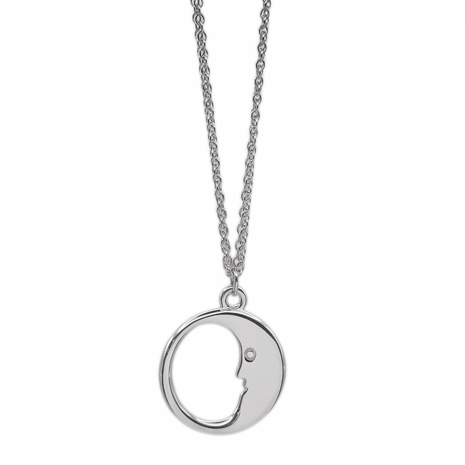 TIFFANY&Co. ティファニー マンインザムーン 月 ネックレス ペンダント SV925 シルバー 新品仕上済 レディース 【中古】|AURENE店