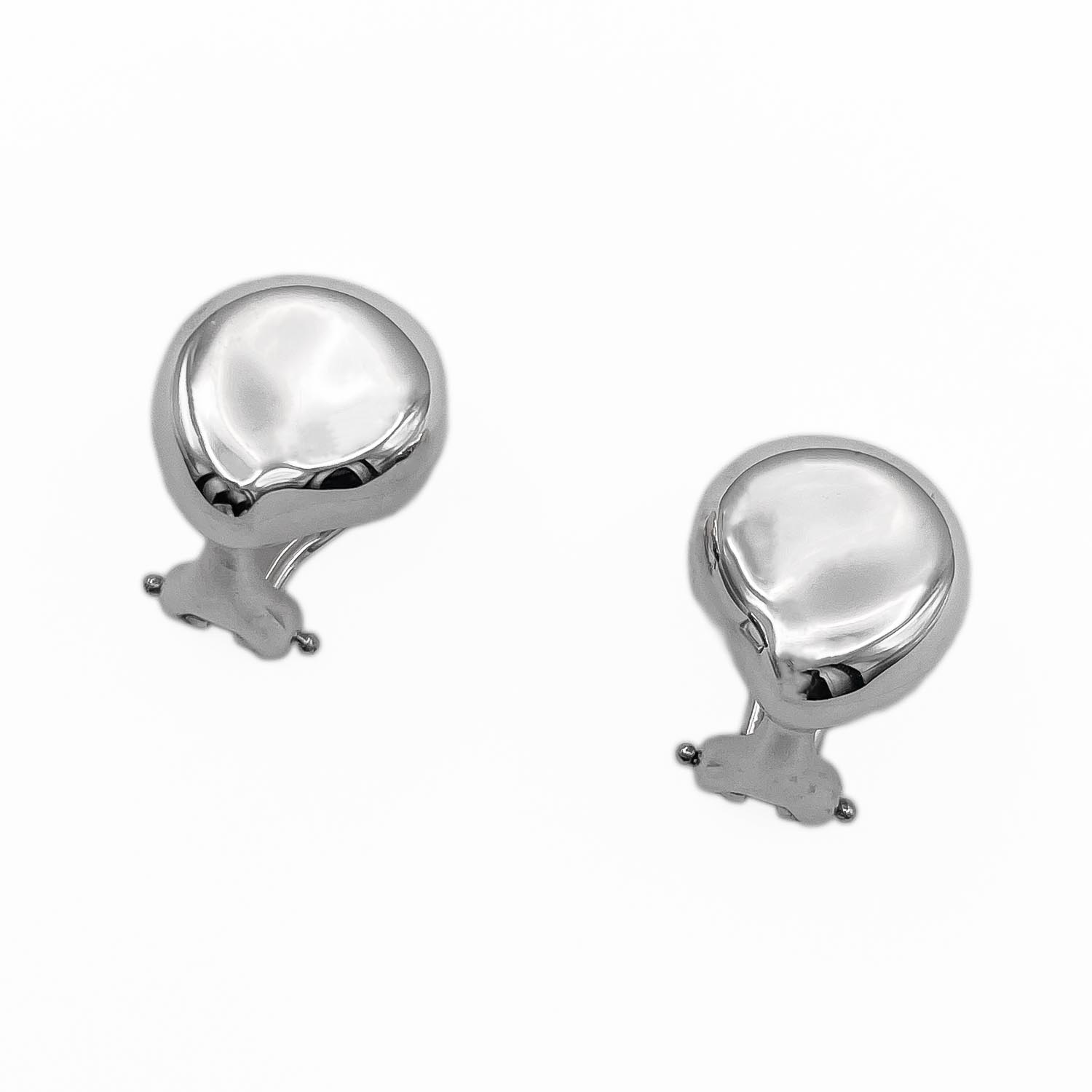 TIFFANY&Co. ティファニー ナゲット イヤリング エルサペレッティ SV925 シルバー 新品仕上済 レディース 【中古】｜AURENE店