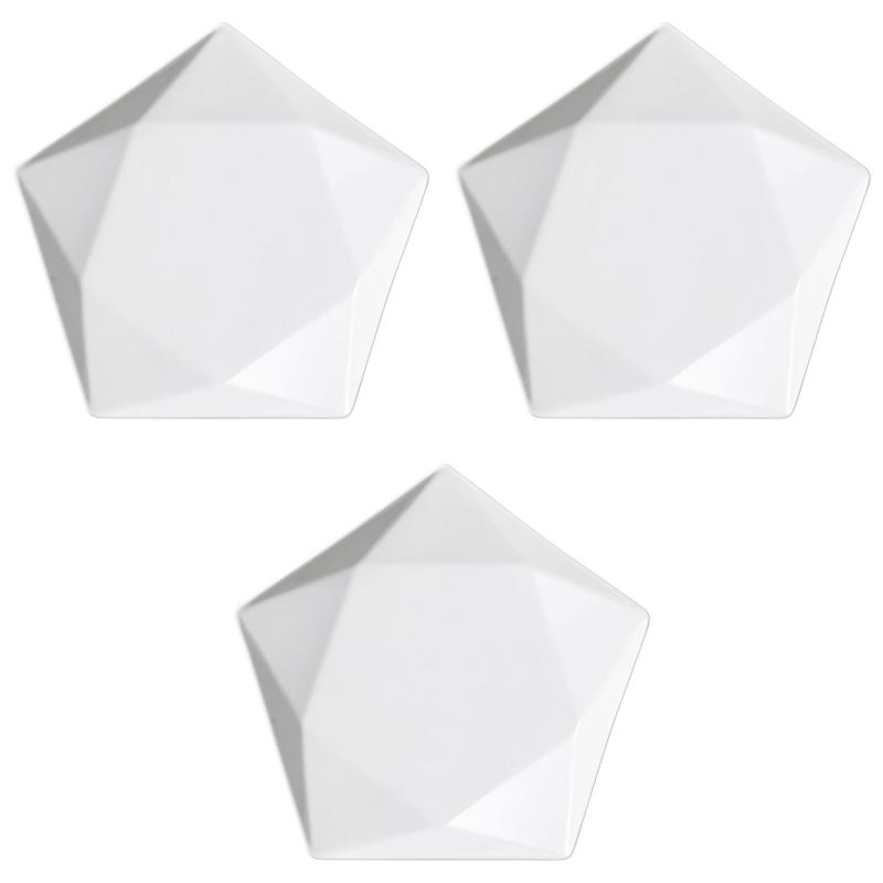 3個セット アポロ白23cmプレート [ 24×22.5×2.9cm ] | 洋食器中皿 セトモノホンポ(Setomonohonpo)