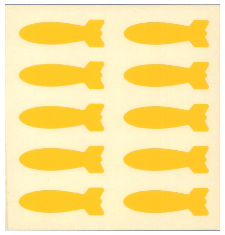 東洋マーク 爆弾 ステッカー 3152画像