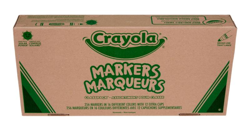 [クレヨラ]Crayola クラスパック 256ct ブロードラインマーカー 58-8201 [並行輸入品]