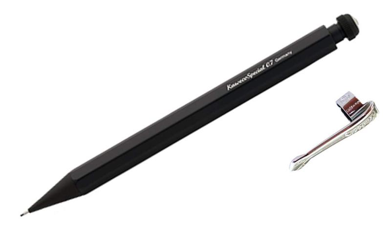 カヴェコ KAWECO 専用ゼムクリップ付き添い人 SPECIAL 特別 鉛筆 黒いこと 0.7粍