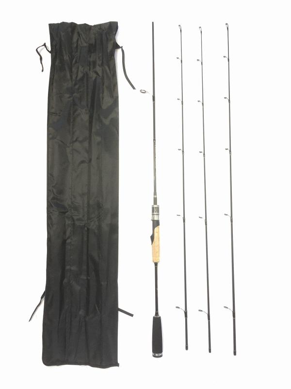 3種類の使い分けが可能な6ft 3WAY ルアーロッド2ピース(ML, L, UL）6フィート ベイトフィネスロッド 渓流 ベイト スピニングロッド 岩魚 山女 アマゴ 管釣り トラウトロッド ミディアムライト ウ