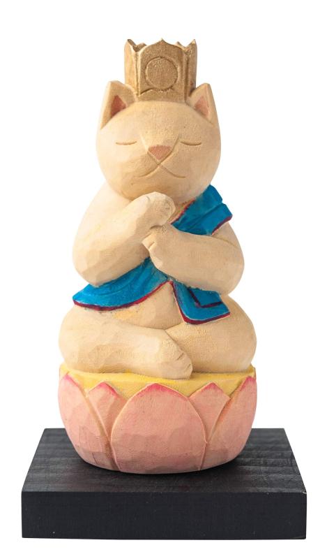 猫buddha 大日如来（未・申年の防御すること本尊） 仏屋さかい原書取り締まる＿十二支守り本尊 招き猫 まねき猫 飾りつけ（NB８だいにち