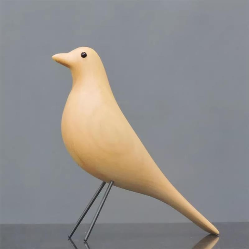 (heje) 鳥 オブジェ 棲み家小鳥 木製 飾りつけ リプロダクト 北欧雑貨 室内装飾