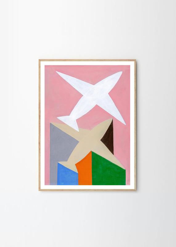 THE POSTER CLUB 貼り出し野球クラブ Airplane Stump 30×40珊 Toetiee
