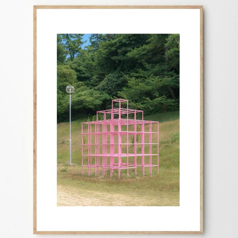 THE POSTER CLUB 貼り出し野球クラブ Playground インチ Naoshima Island 01 50×70糎 Jennilee Marigomen