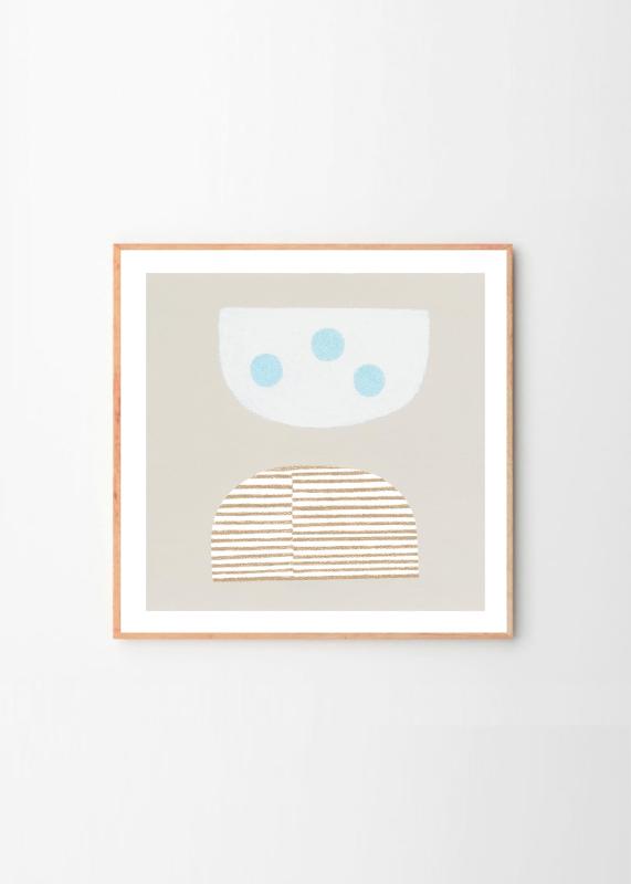 THE POSTER CLUB 貼り出し野球クラブ Blue Eggs 50×50珊 Emma Lawrenson