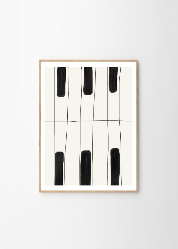 THE POSTER CLUB ポスタークラブ Piano 50×70cm Lisa Wirenfelt|オーロラビジョン