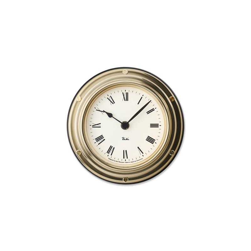 レムノス 柱時計 アナログ リキ 米国海兵隊員 時辰儀 軽銀 永遠の都数詞 RIKI MARINE CLOCK WR24-01 Lemnos