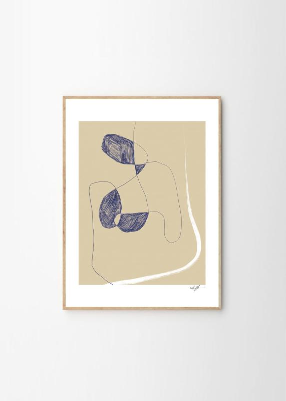 THE POSTER CLUB 張り出し野球クラブ Ingenue 30×40糎 Anna Johansson