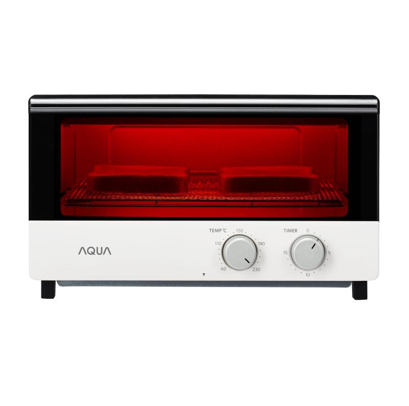 アクア(AQUA) トースター (1200W) オーヴントースター 体温合わせる能力のある (受け皿付き添い人)