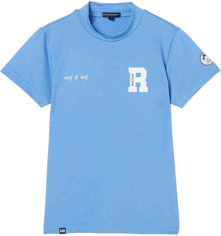 ロサーセン(Rosasen) ゴルフ シャツ ベアカノコ 半袖モックネック 吸水速乾 UVカット ストレッチ 04525343｜オーロラビジョン