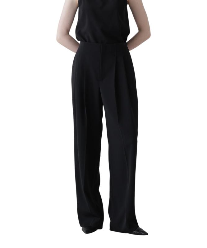 ADORE(アドーア) タックストレートパンツストレッチジョーゼット レディース 531-6130500レディース|オーロラビジョン