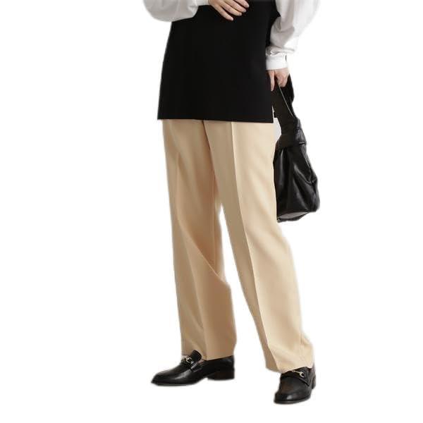 [エヌナチュラルビューティーベーシック*] パンツ センタープレスストレートパンツ《S Size Line》 レディース 166-3230901｜オーロラビジョン