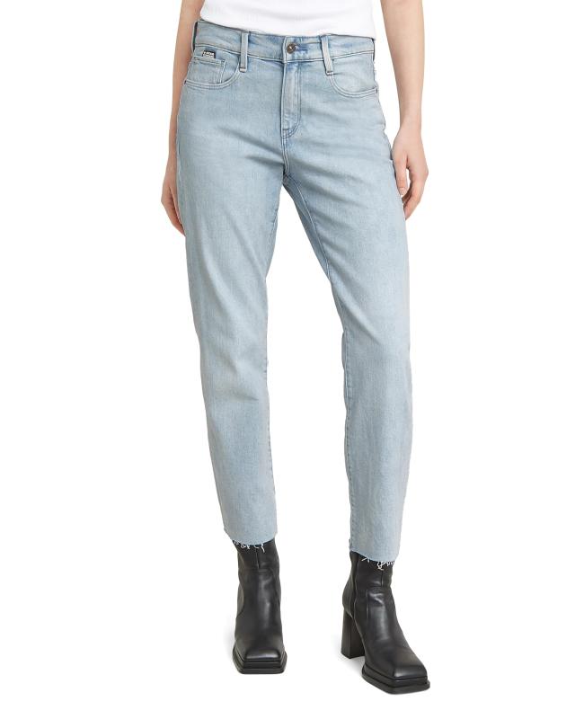 [ジースターロゥ] ジーンズ レディース ストレートフィット Strace Straight Cropped Jeans｜オーロラビジョン
